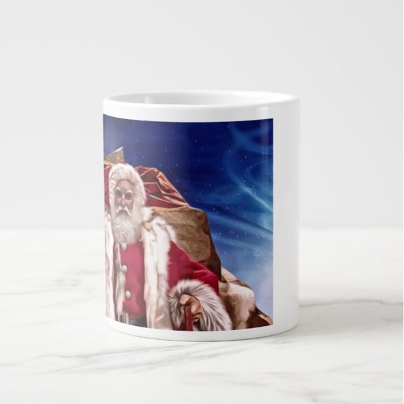 15 oz. Santa's Big Ride Mug - Hand-Designed by Santa - Picture 3 of 4